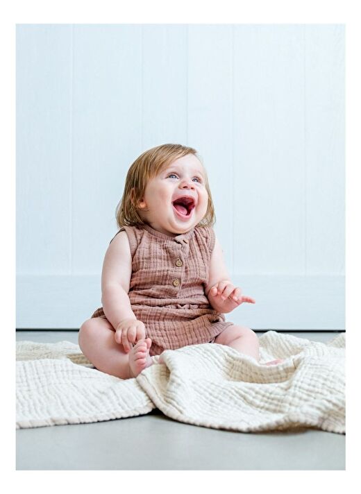 Cocoon Bebek Battaniyesi Bej / Krem 100x120 2