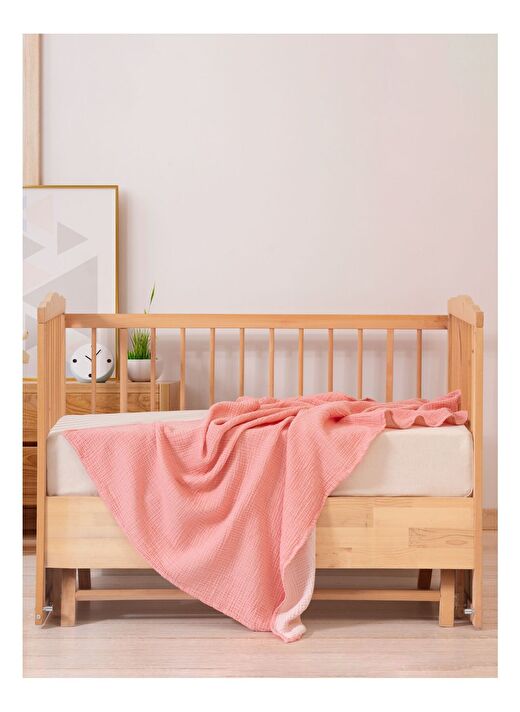 Cocoon Bebek Battaniyesi Koyu Pembe / Açık Pembe 100x120 1
