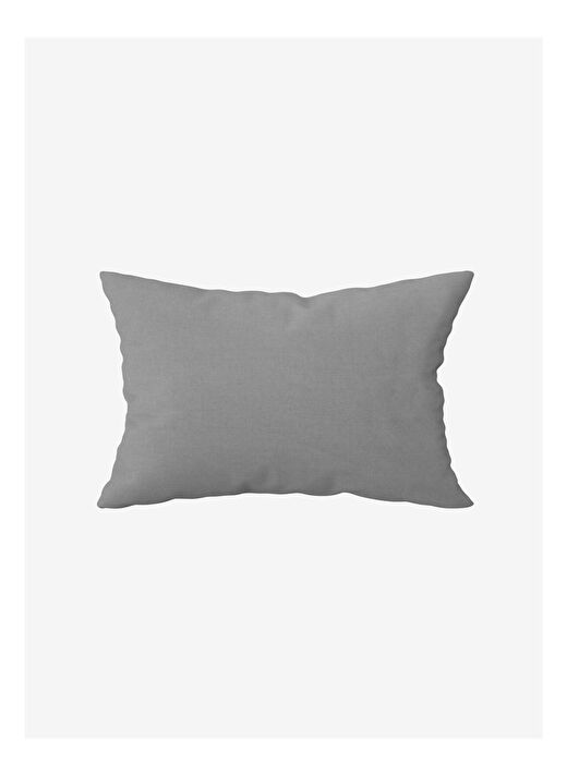 Washed Linen Keten Yastık Kılıfı 2'li Gri 50x70 3