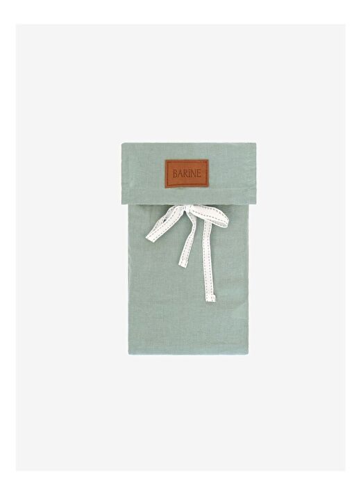 Washed Linen Keten Yastık Kılıfı 2'li Yeşil 50x70 2