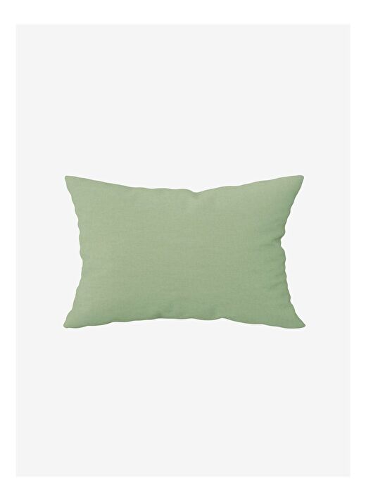 Washed Linen Keten Yastık Kılıfı 2'li Mint Yeşili 50x70 3
