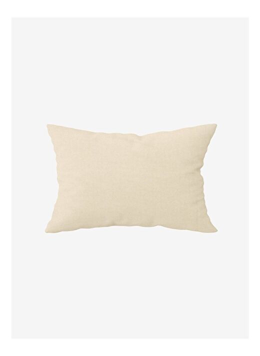 Washed Linen Keten Yastık Kılıfı 2'li Bej 50x70 3