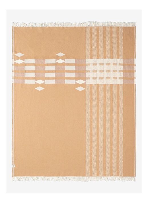 La Boheme Pamuk Koltuk Şalı Oak Buff 140x170 4