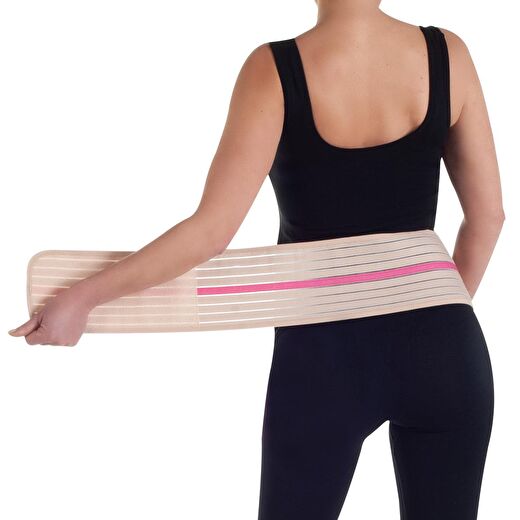 Owli Bamboo Premium Hamile Destek Kemeri 2'si 1 Arada Ten 3