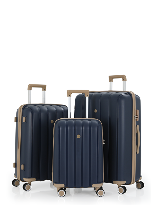 Mçs Üçlü Polipropilen Valiz Seti V305 1