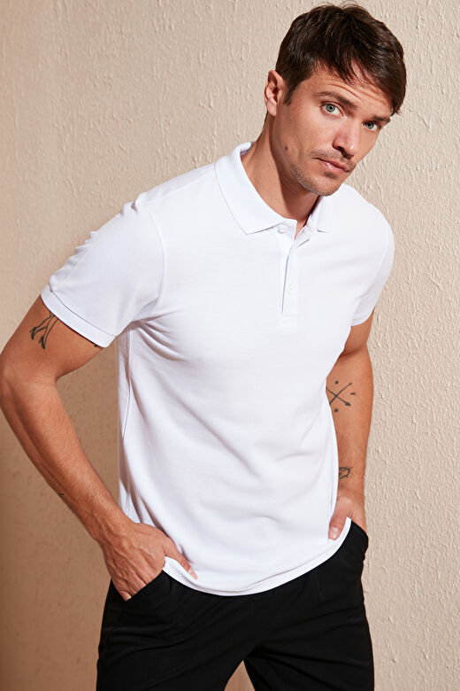 Buratti % 100 Pamuk Regular Fit Düğmeli Polo Yaka T Shirt Erkek POLO YAKA T SHİRT 5902127 2