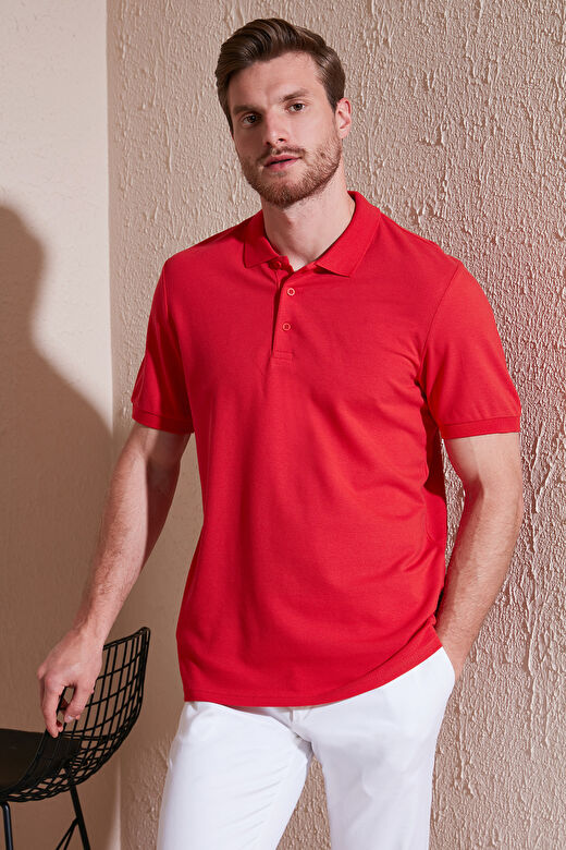 Buratti % 100 Pamuk Regular Fit Düğmeli Erkek Polo Yaka T Shirt 5902127 1