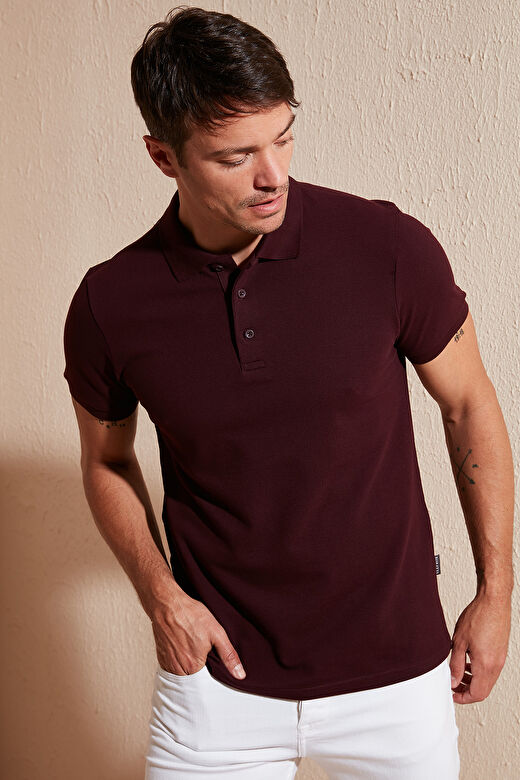 Buratti % 100 Pamuk Regular Fit Düğmeli Polo Yaka T Shirt Erkek 5902127 2