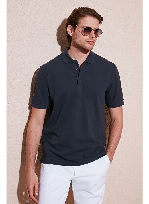 Buratti Pamuklu Regular Fit Düğmeli Polo Yaka T Shirt Erkek POLO YAKA T SHİRT 5902127 1