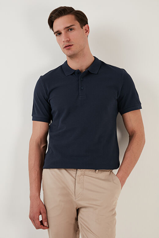 Buratti % 100 Pamuk Regular Fit Düğmeli Polo Yaka T Shirt Erkek 5902127 3