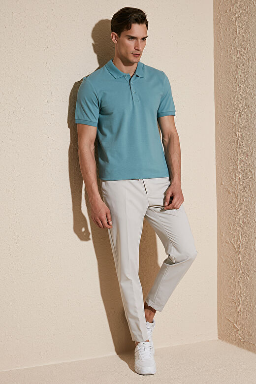 Buratti % 100 Pamuk Regular Fit Düğmeli Polo Yaka T Shirt Erkek 5902127 2