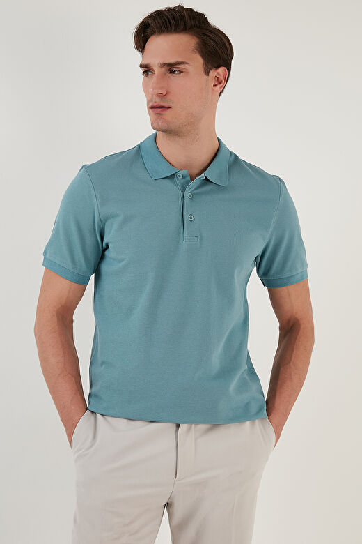 Buratti % 100 Pamuk Regular Fit Düğmeli Polo Yaka T Shirt Erkek 5902127 4