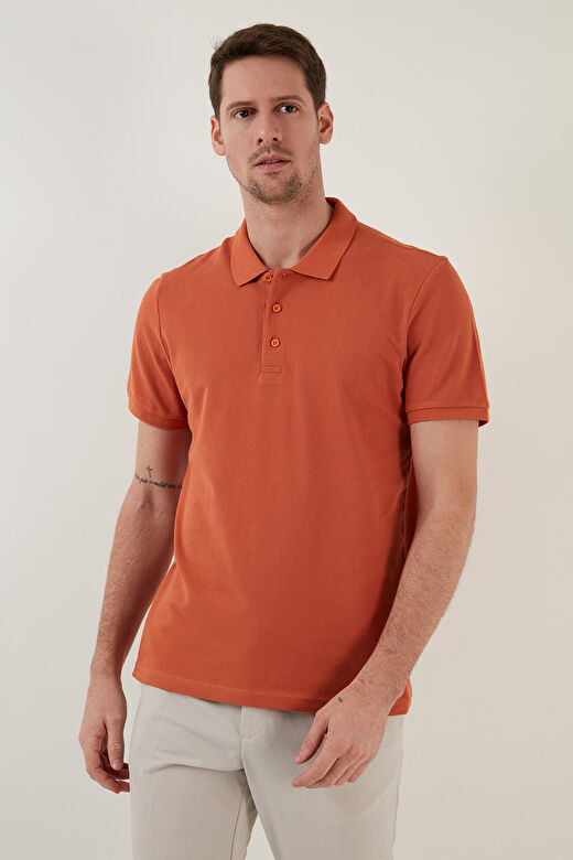Buratti % 100 Pamuk Regular Fit Düğmeli Polo Yaka T Shirt Erkek POLO YAKA T SHİRT 5902127 4