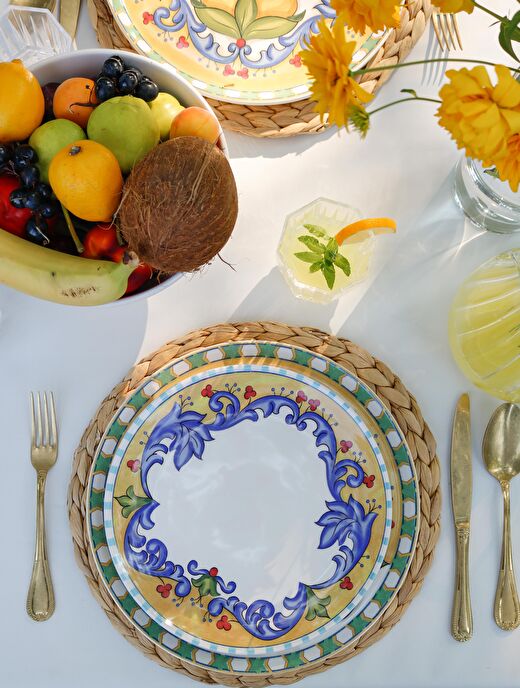 The Mia Limoncello Servis Tabağı 6lı Set 26 cm 2