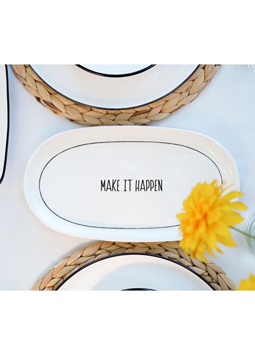 The Mia Daily Tunes Oval Servis 2li Set 29cm 3
