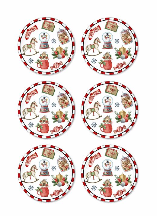 Globe Pasta Tabağı 6 Lı Set 19 cm NEW028 1