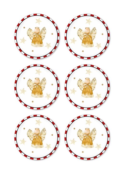 Globe Pasta Tabağı 6 Lı Set 19 cm NEW029 1