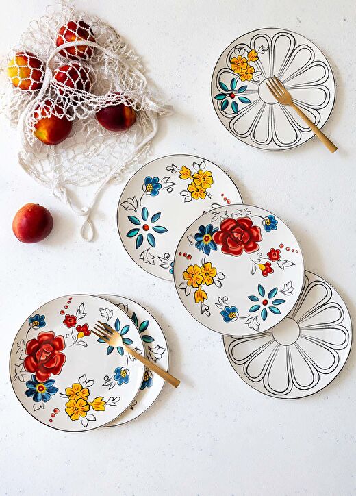Fiore Pasta Tabağı 6 Kişilik 3