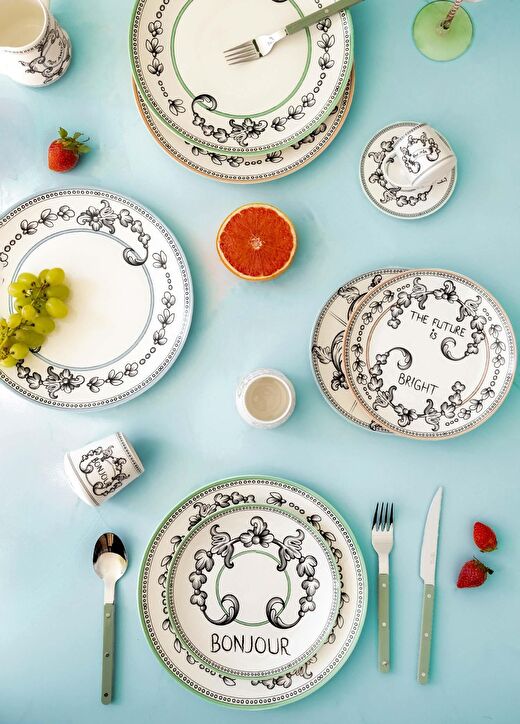 Bonjour Pasta Tabağı 6 Kişilik 3