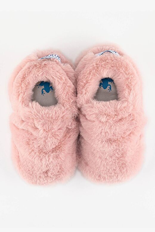 Furry Furry Pembe Kürk Barefoot Patik 1