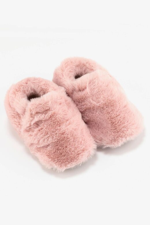 Furry Furry Pembe Kürk Barefoot Patik 2