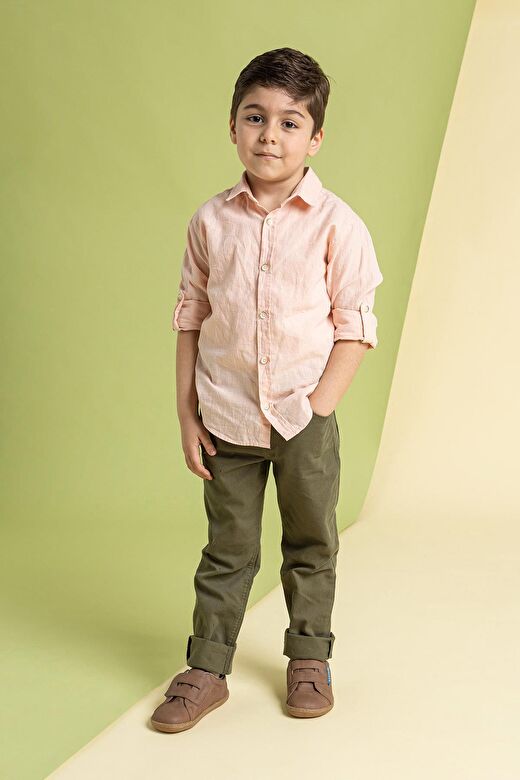 Smart Walker Casual Kahverengi Meşe Barefoot Çocuk Ayakkabı 4