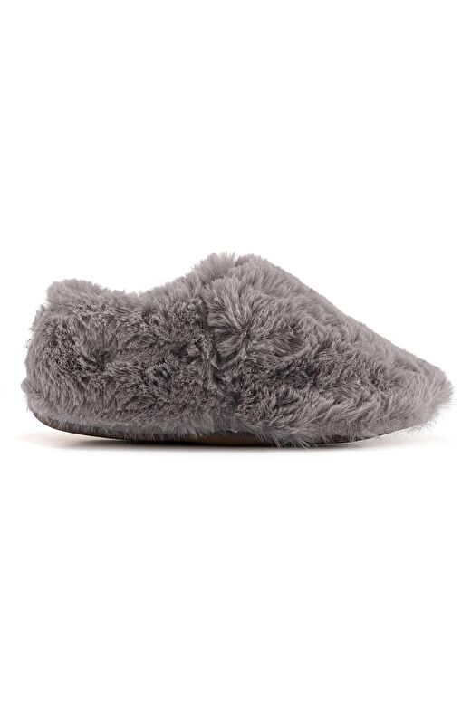 Furry Furry Gri Kürk Barefoot Patik 4