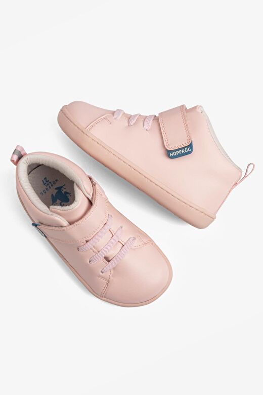 Smart Walker High Top Pembe Işık Barefoot Çocuk Bot 2