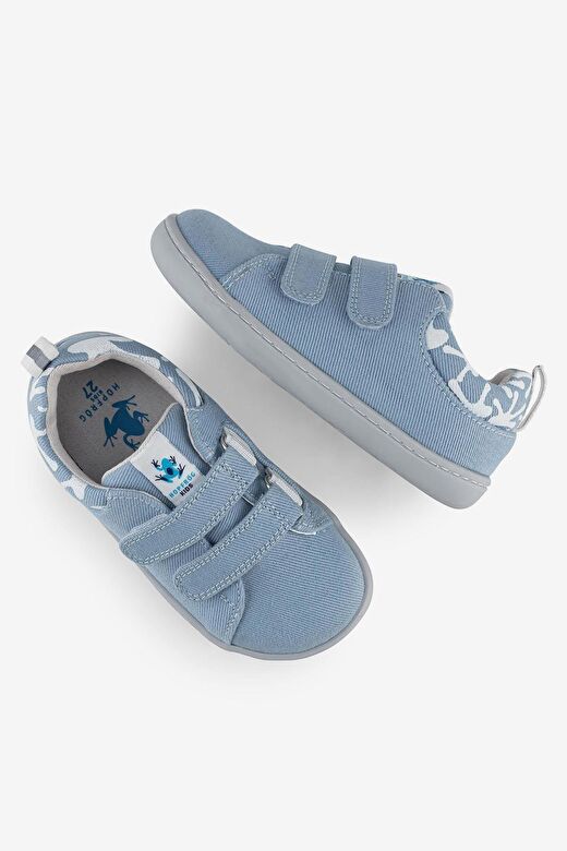 Smart Walker Recycled Canvas Eco Açık Mavi Barefoot Çocuk Ayakkabı 2