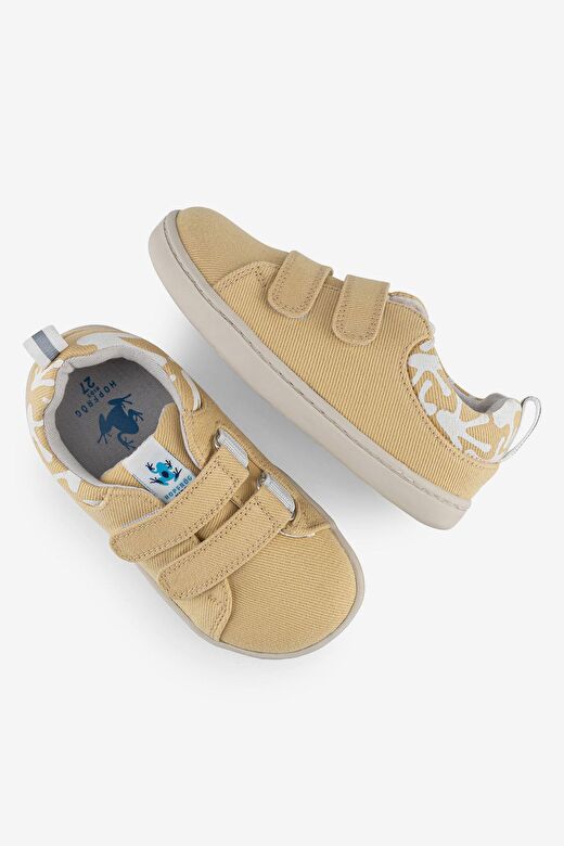 Smart Walker Recycled Canvas Eco Sarı Barefoot Çocuk Ayakkabı 2