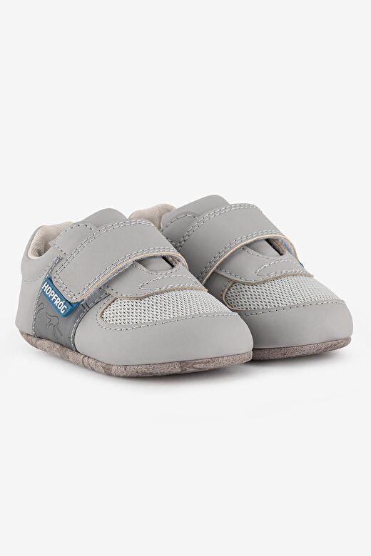 ⁠Smart Walker First Prime Super Mat Havalı Gri Barefoot İlk Adım Bebek Ayakkabı 3