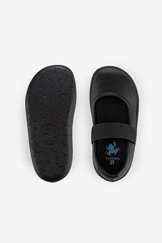 Smart Walker Mary Jane Havalı Siyah Barefoot Kız Babet Ayakkabı 4