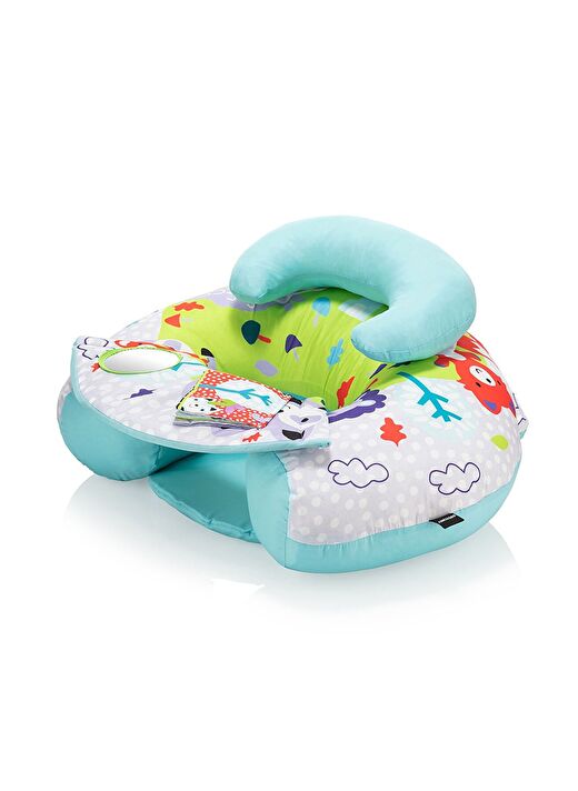 Wellgro Funny Animal Sırt Destekli Yer Minderi, Bebek Oturma Minderi 3