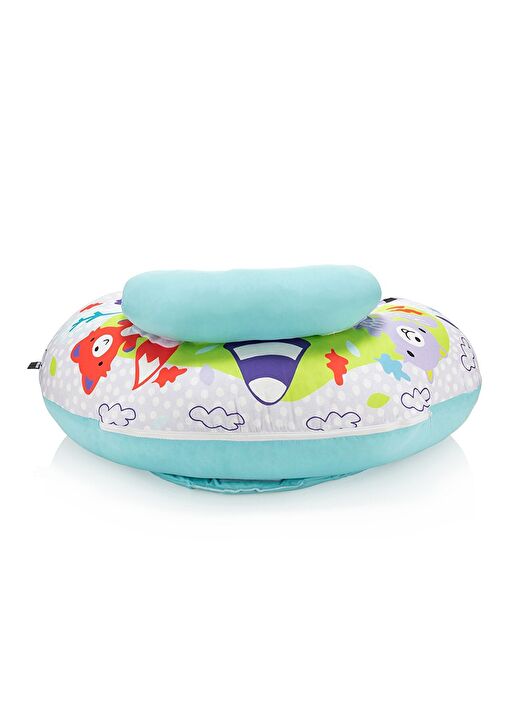 Wellgro Funny Animal Sırt Destekli Yer Minderi, Bebek Oturma Minderi 4