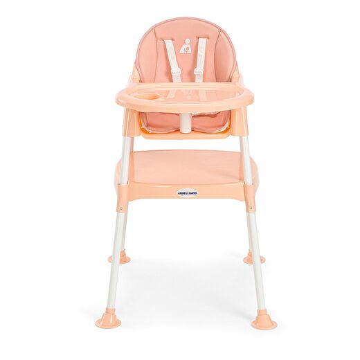 Wellgro Pretty 3in1 Çalışma Masalı Mama Sandalyesi, Pudra Pembe 2