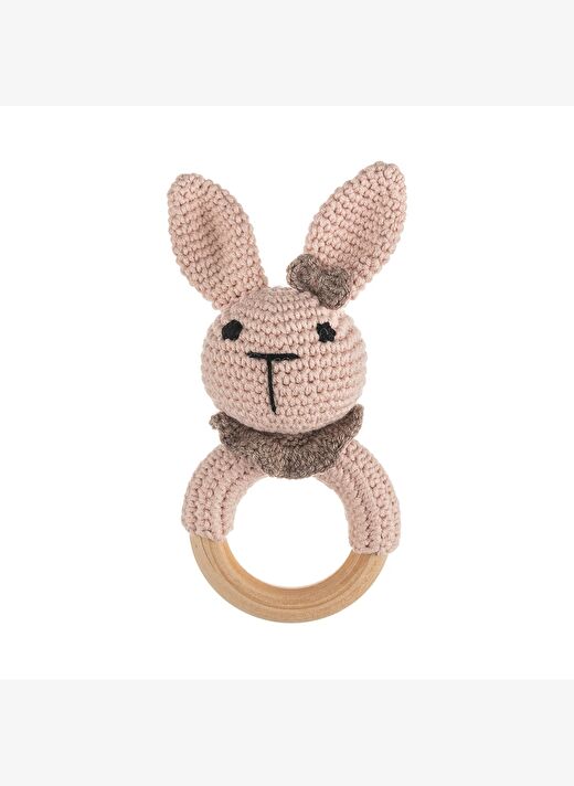 Cuddly Amigurumi Tavşancık Çıngırak-Pembe 1