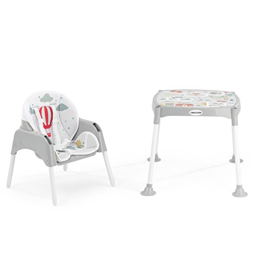 Wellgro RoadMap Çalışma Masalı Mama Sandalyesi 4