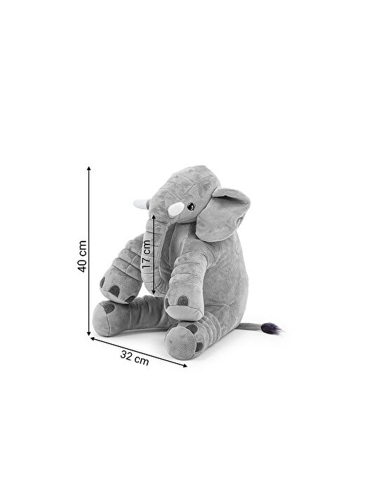 Wellgro Fil Uyku Arkadaşım Peluş Fil Orta Boy 3