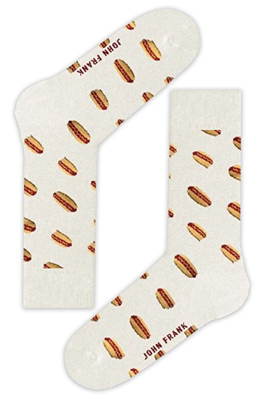 John Frank Hot Dog Fun Çorap 1