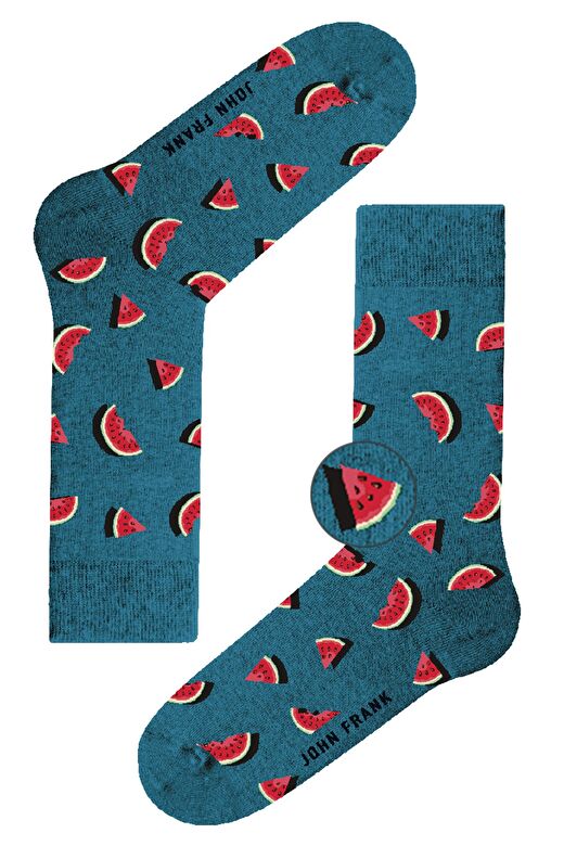 John Frank Melon Fun Çorap 1