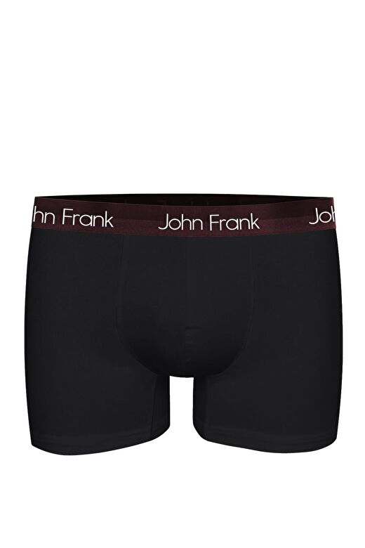JOH FRANK PREMIUM BLACK BOXER SİYAH-BORDO 1