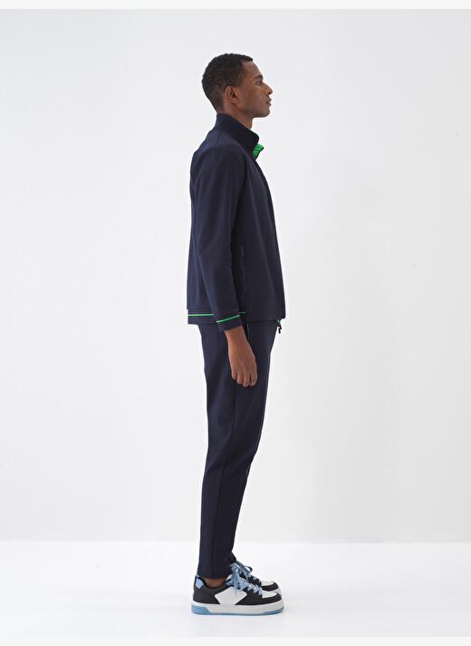 Lacivert Regular Fit Pamuklu Sweatmont 3