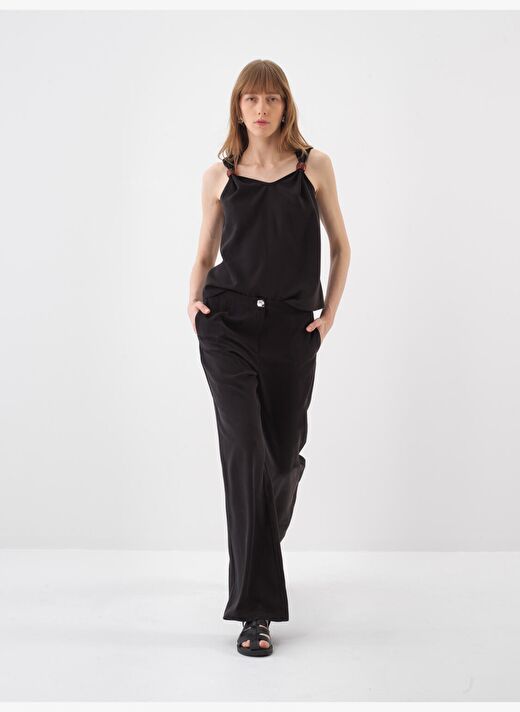 Siyah Oversize Pantolon 2