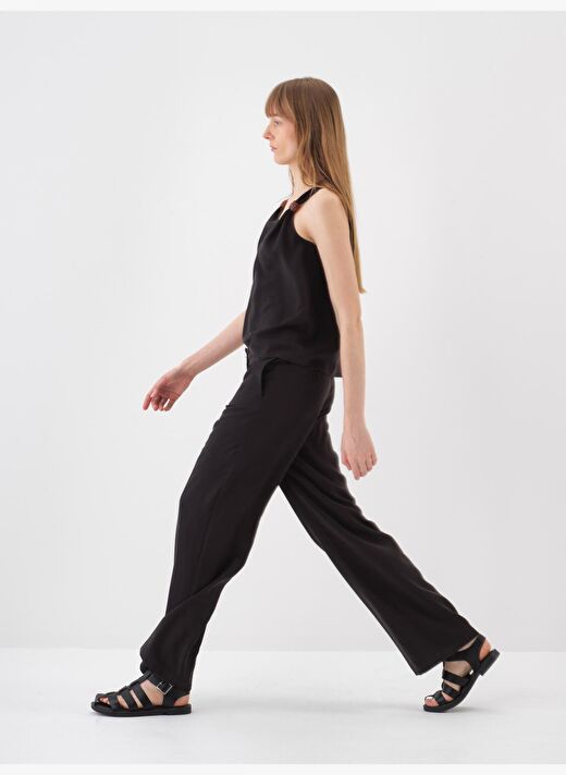 Siyah Oversize Pantolon 3