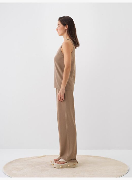 Camel Regular Fit Pamuklu Atlet 3