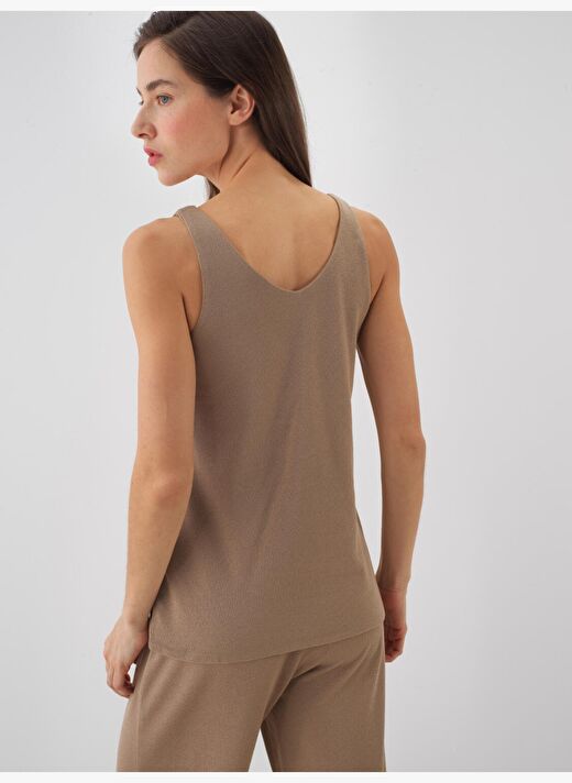 Camel Regular Fit Pamuklu Atlet 4