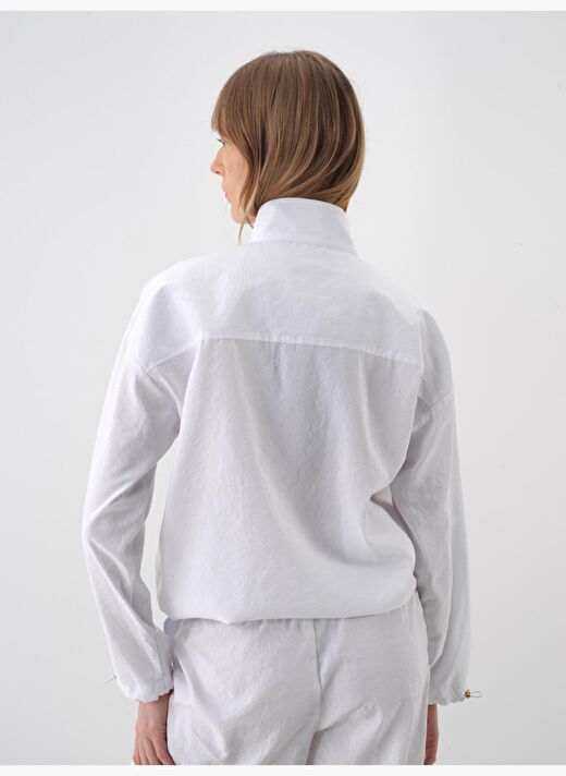 Beyaz Oversize  Ceket 4