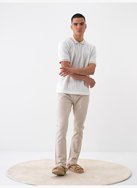 Naturel Slim Fit Pamuklu Pantolon 2