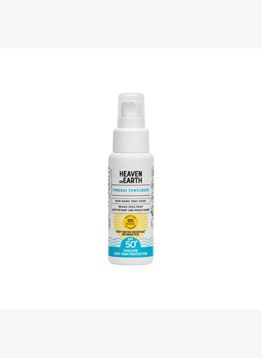 Mineral Güneş Kremi %100 Doğal Ve Organik Içerikli Korumalı Suya Dayanıklı Vegan 50 Spf 50 ml 1