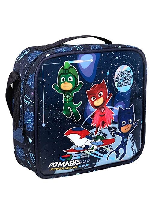 PJ Mask Space Crew Erkek Çocuk Lacivert Beslenme Çantası 1